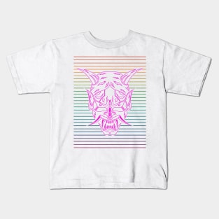 Purple Lines Shinigami Kids T-Shirt